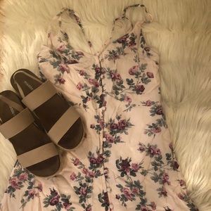 Pink Floral Abercrombie Dress